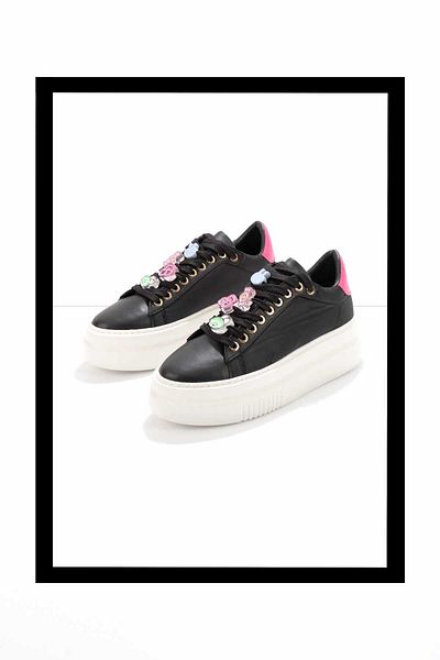 Bambi Black Pink Women's Sneaker K01791070809