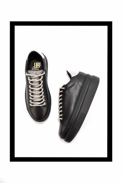 Bambi Women's Black Sneakers K01791008209