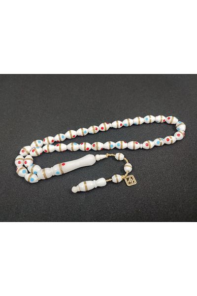 İskeçe Exclusive Cemil Master Iseri - Light Scratch Enamel and Coiled Camel Bone Certified 6557