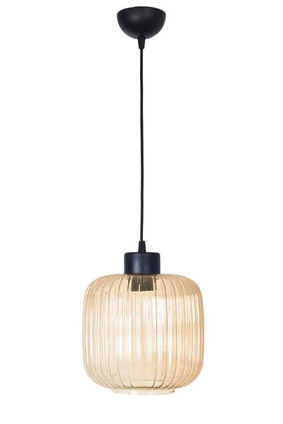 Modavize Cylinder Modern Design Doorway Hall Kitchen Children's Living Room Black Color Glass Single Chandelier