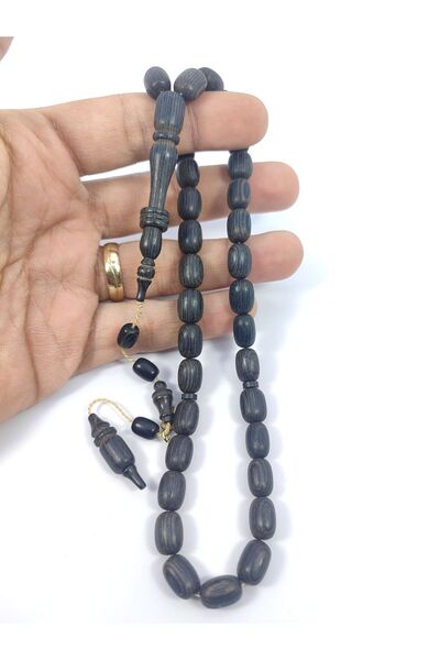 İskeçe Exclusive Halil Hilmi Master - Rare Genre Artifact, Ringed Imame, Camphor Wood Certified 6428