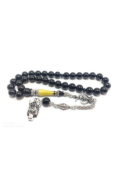 İskeçe Tesbih Шевкет Алкан Майстерна робота 925 проба срібло Накаш Чорний пер...