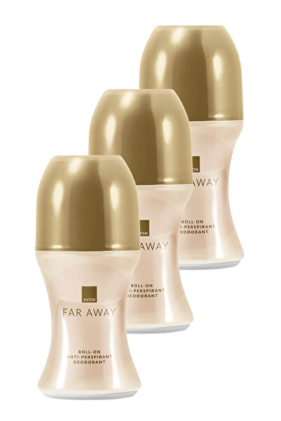 AVON Far Away Kadın Rollon 50 Ml. Üçlü Set