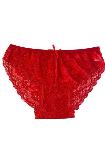 DONLİZZA Full Lace Bato Red 3 Pieces