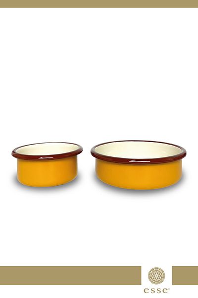 Esse Enamel 2 Piece Snack Bowl Set