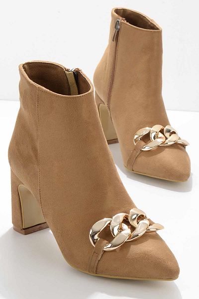 Bambi Tan Suede dámské boty a botičky02990101602