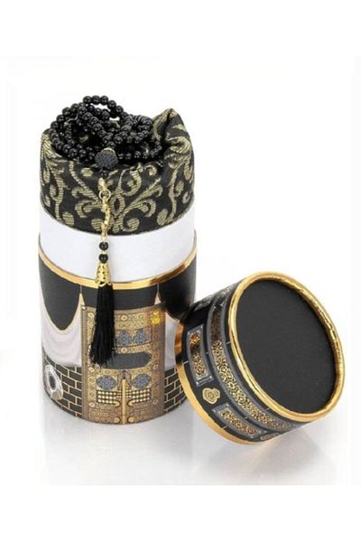 skycott Black Cylinder Boxed - New Kabeli Secadeli Pearl Prayer Beads Set (68x110 cm)