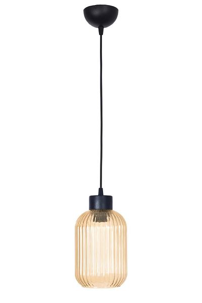 Modavize Cylinder Modern Design Doorway Hall Kitchen Children's Living Room Black Color Glass Single Chandelier