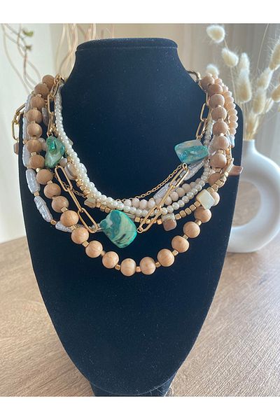 Store Bohemian Style Multi Layer Beach Necklace