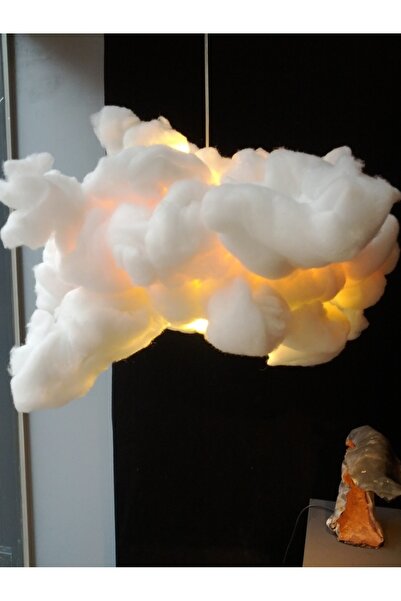 İzgi Concept 1kg Premium Silicone Fiber - for Ceiling Cloud Making, Ultra-Soft and Low Combustion Reaction (8-10 M2)