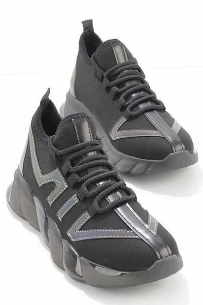 Bambi Black Stretch Women's Sneaker K01212010017