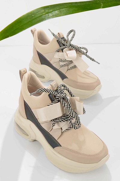 Bambi Nude Stretch Damen Sneaker K 01932420717