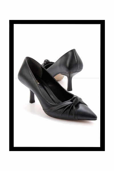 Bambi Pantofi clasici cu toc pentru femei negre K 01418010009