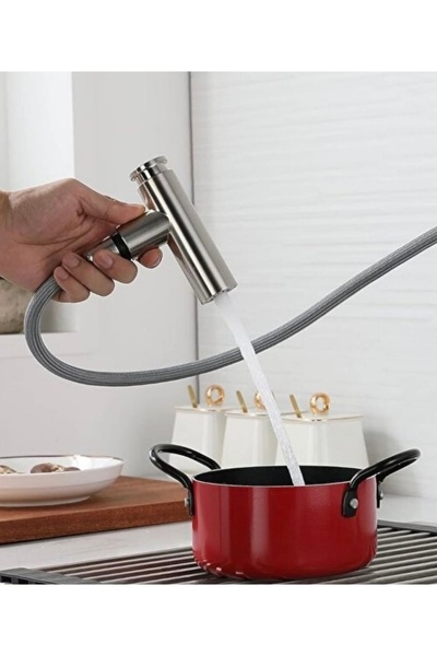 yapıtaşı Yapıtaşı Yt251 Elit Spiralli Mutfak Evye Bataryası El duşu 2Fonksiyonlu