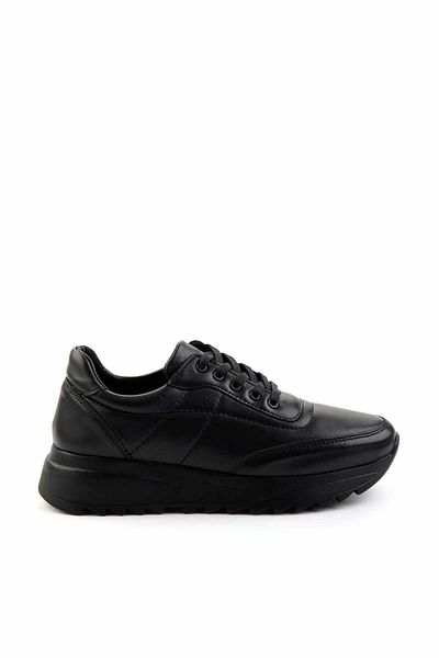 Bambi K 01037201003   Model Negru Pantofi de damă din piele naturală
