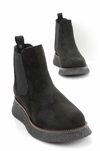 Bambi Μαύρα Suede Γυναικείες Μπότες & Μποτάκια K 02538036302