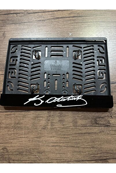 EFELER PLASTİK 3d Atatürk İmzali Kabatmali Motor Pleksi̇ Plakalik Uyumlu