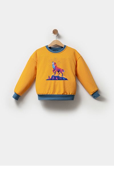 TURAN TACTICS Kids Tracksuit Set with Wolf Design