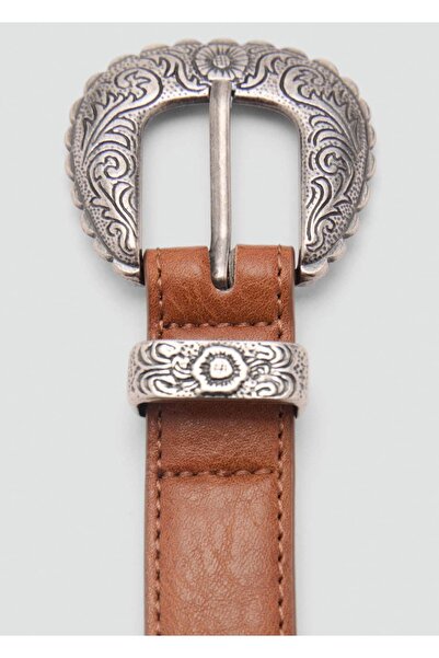 MANGO Woman Kabartma tokalı kemer