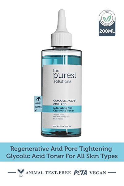 ROSSMANN Canlandırıcı Ve Gözenek Sıkılaştırıcı Tüm Ciltler Için Glikolik Asit Tonik 200 Ml