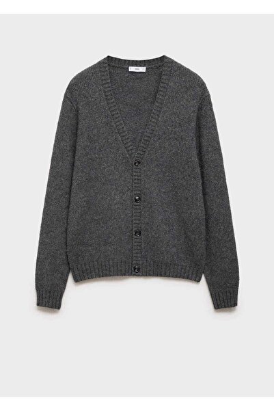 MANGO Man Ζακέτα πλεκτό με μίξη μαλλί