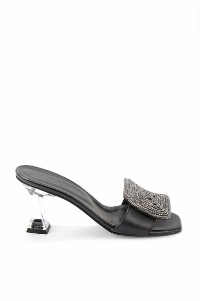 Bambi Women's Black Slippers K04575001909