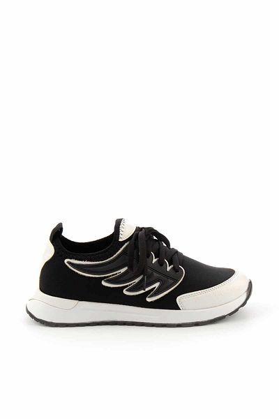 Bambi Black and White Women's Sneaker K01329080009