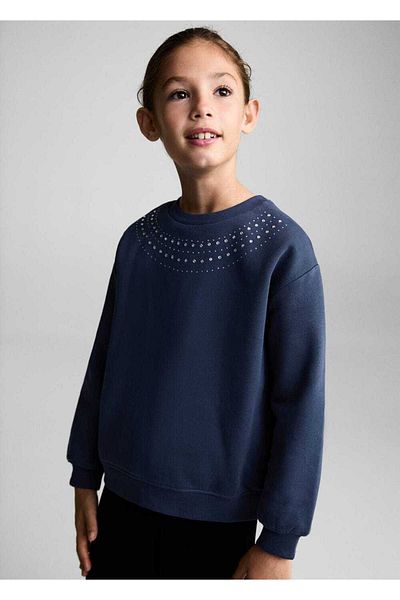 MANGO Kids Φούτερ με χάντρες