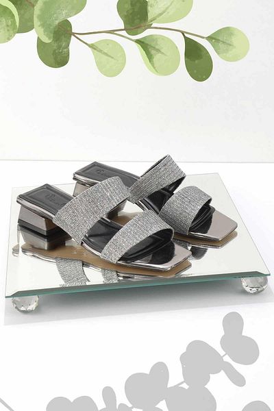 Bambi Papuci de damă Platinum Mirror K 04213225139