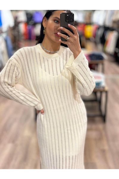 Qutu Butik 4139 ΜΑΚΡΥ ΦΟΡΕΜΑ ΛΟΥΡΙΚΟ ΛΟΥΡΙ