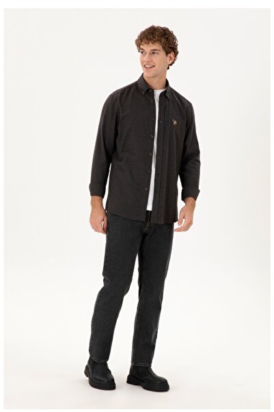 U.S. Polo Assn. U.s polo assn slim fit pamuk erkek gömlek (özse giyim)
