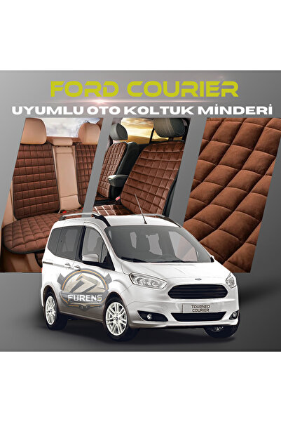 SHOOPLAA Ford Courier Kahverengi Renk Tay Tüyü Cepli & Terletmez Sırtlı Oto K...