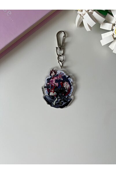 Hara Company سلسلة مفاتيح من الأكريليك من Dandadan Anime Momo and Ken Anime /...