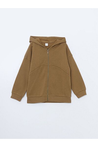 LC Waikiki Hooded Boy's Zippered Sweatshirt