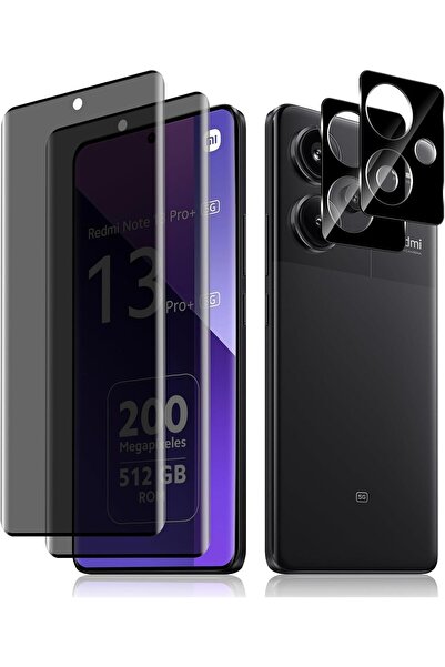 Rivor Xiaomi Redmi Note 13 Pro+ Plus 5G - واقي جلاتيني واقي للكاميرا مضاد للخ...