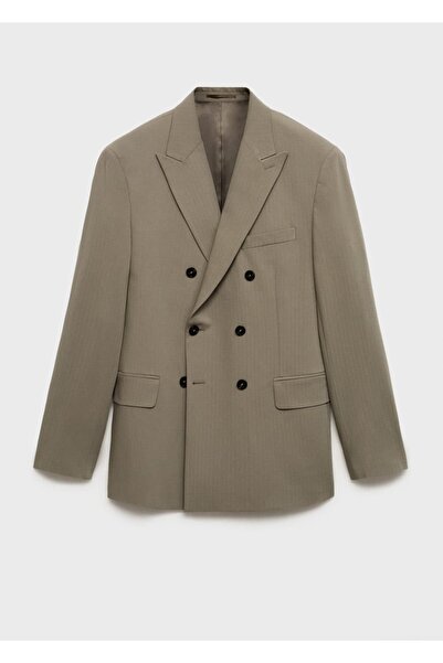 MANGO Man Slim-fitting double-breasted blazer jacket