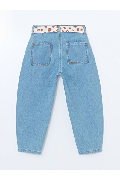 LC Waikiki Blue Basic Girl's Jean Trousers