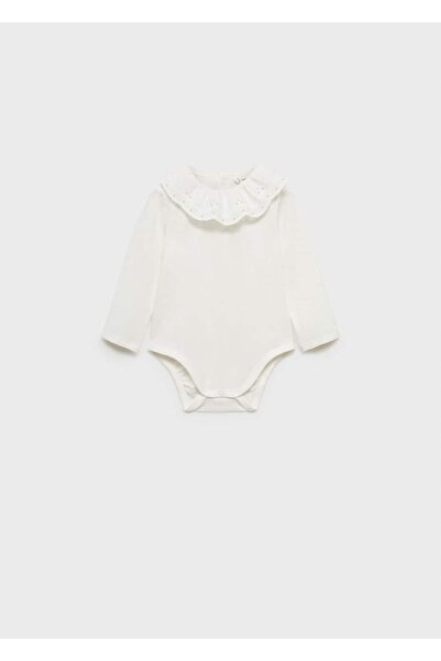 MANGO Baby Embroidered Babydoll Collar Body