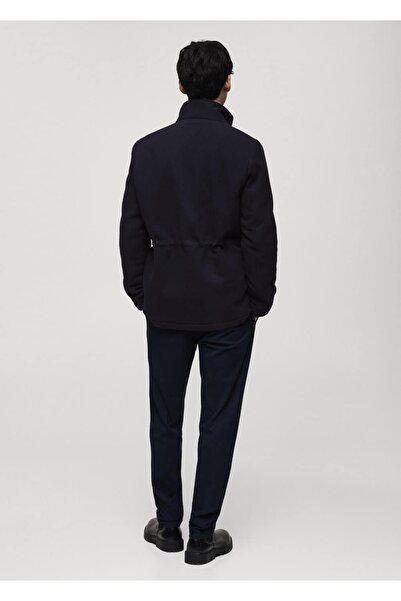 MANGO Man Kapitone yün iç kaban