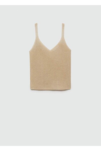 MANGO Woman Lureks πλεκτά μπλούζα