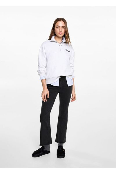Mango Teen Ισπανικό κοντό τζιν με μακριά πόδια