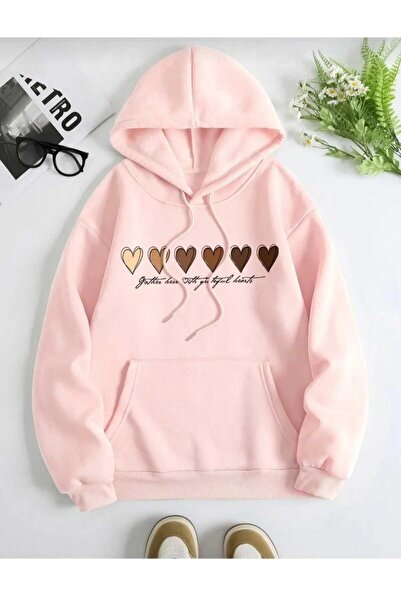 UNCİA OUTDOORS baskılı kapüşonlu unisex oversize