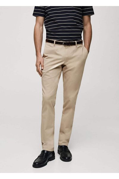 MANGO Man Slim Fit Serj Chino Trousers