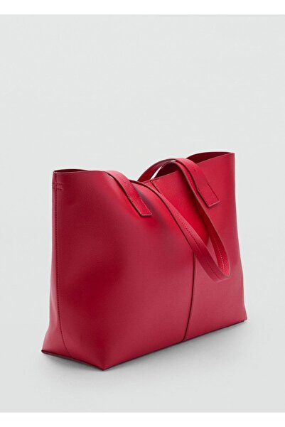 MANGO Woman Çift saplı shopper çanta
