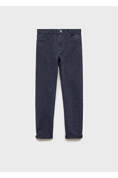 MANGO Kids Düz kesim pantolon