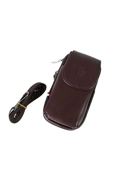 U.S. Polo Assn. Plevr21604 Brown Colored Evak Mobile Phone Bag