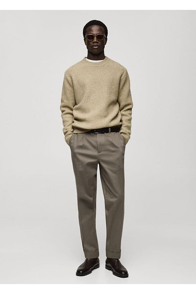 MANGO Man Molded Knitwear Sweater