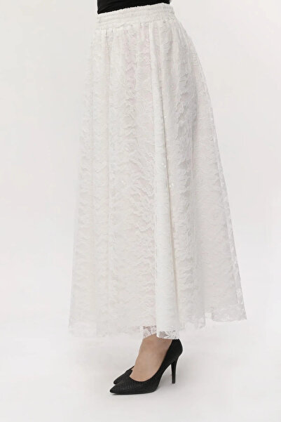 MODANIN YERİ Φούστα με δαντέλα