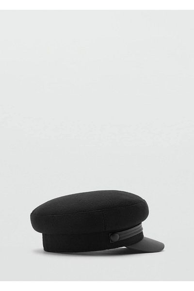 MANGO Woman Flat Baker Hat