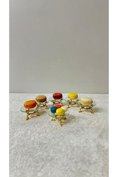 USD HOME Set of 6 Coffee Side Glass Macaronics Dragee